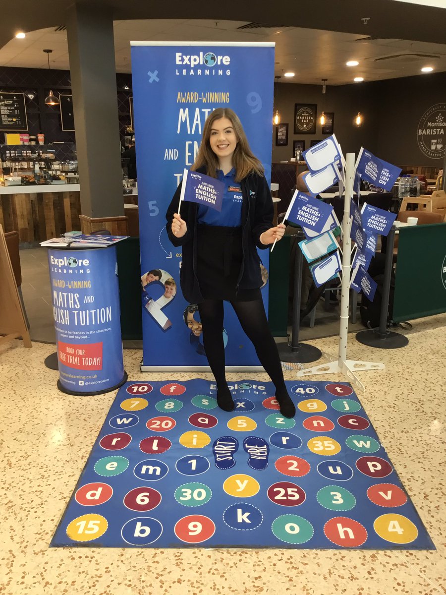 leamingtontutor's tweet photo. Our lovely tutor Laura is out with Ramneek in Morrisons Leamington Spa spreading the word to our local families about what we do. Feel free to pop by to say hello and have a go on our games mat! #explorelearning #leamingtonspa #gametime https://t.co/r9gLAeyNsh