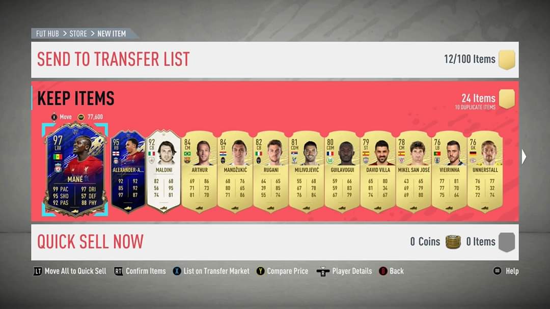 MoKashlan's tweet photo. I don't understand why @EASPORTSFIFA do this?
Seriously!
Some accounts have massive "Packluck" others have sh!tty packluck! :/
Like this one, why doesn't EA give these 3 players for 3 people?
3 massive players for 1 person? Why! ๐๐คฆ๐ปโโ๏ธ
#FIFA20 #FUT #FUT20 #FUTChampions #FIXFIFA20 https://t.co/0n2rvhxt8T