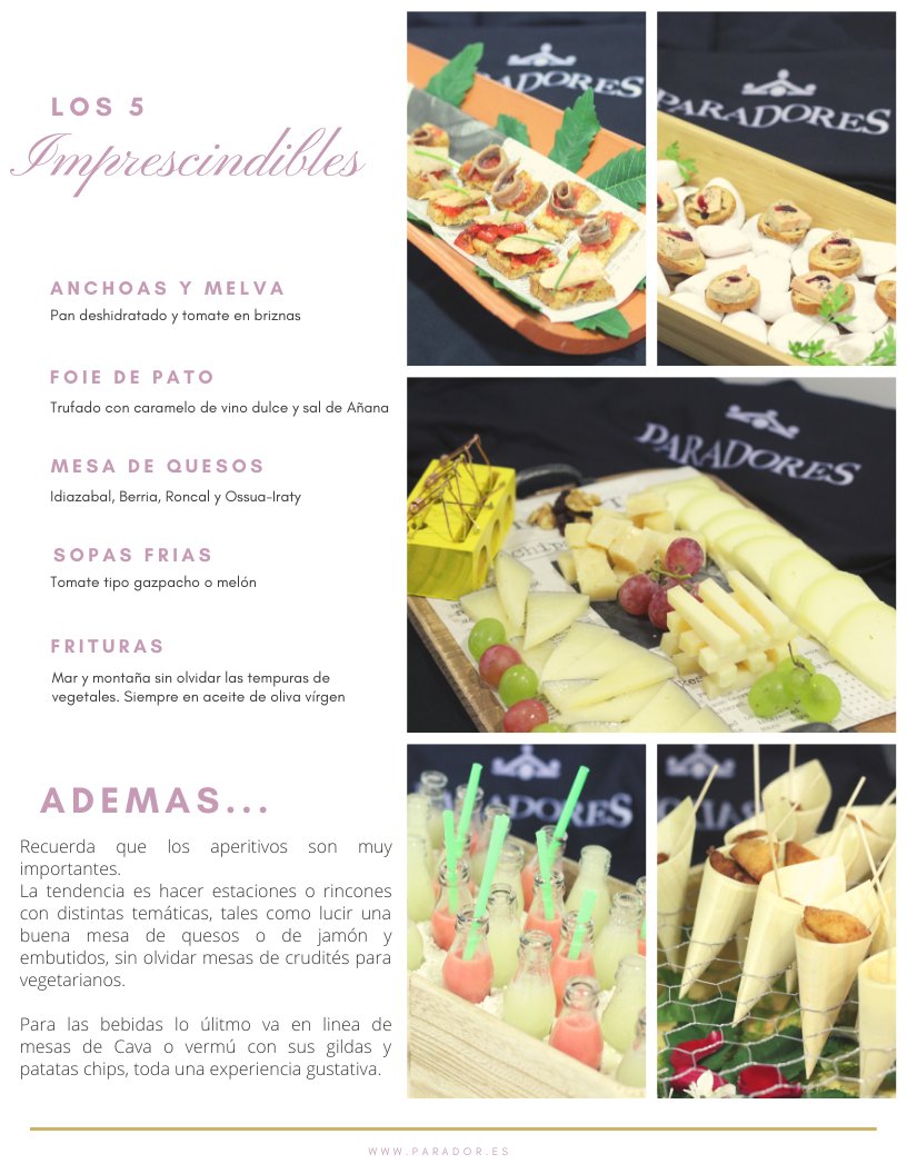 TheQuinval's tweet photo. El @paradores de #Argómaniz recomienda cinco aperitivos imprescindibles y un menú para recordar. Son solo pinceladas de todos lo que pueden ofrecer en el mundo de las bodas hechas a medida. https://t.co/hWWte1nekr