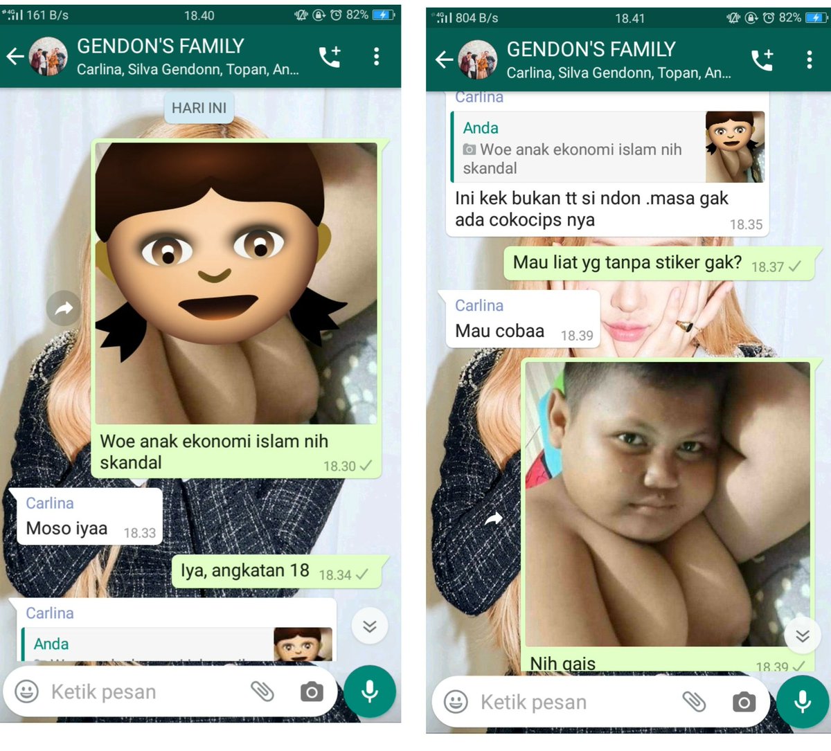 Udah Ngepap. Malah Diblock Dong 😢: Ngakak... Rentetan Chat si-Indra