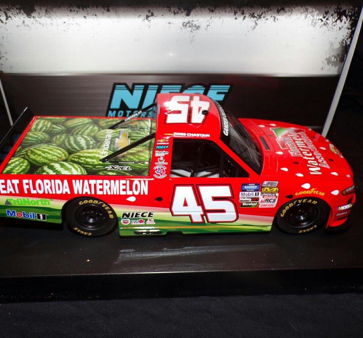 stj96's tweet photo. @erica242424 @DaleJr @NASCARonNBC Erica Melon's first truck! 🍉🍉😁 https://t.co/yQI6Uo9Xty