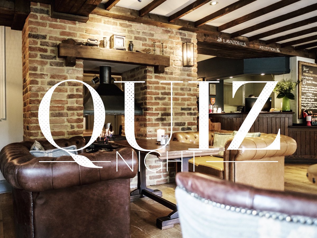 Princess_Royal6's tweet photo. Have you joined us for our Quiz Night yet?

We hold them every 2nd Monday of the month (tomorrow!!) with teams of up to 6 people and it only costs £1.00 per person to enter.

Give us a call to reserve your table 01252 782243

#quiznight #farnham #prizes #pubquiz #fullers @Fullers https://t.co/Q8zCJLtDWR