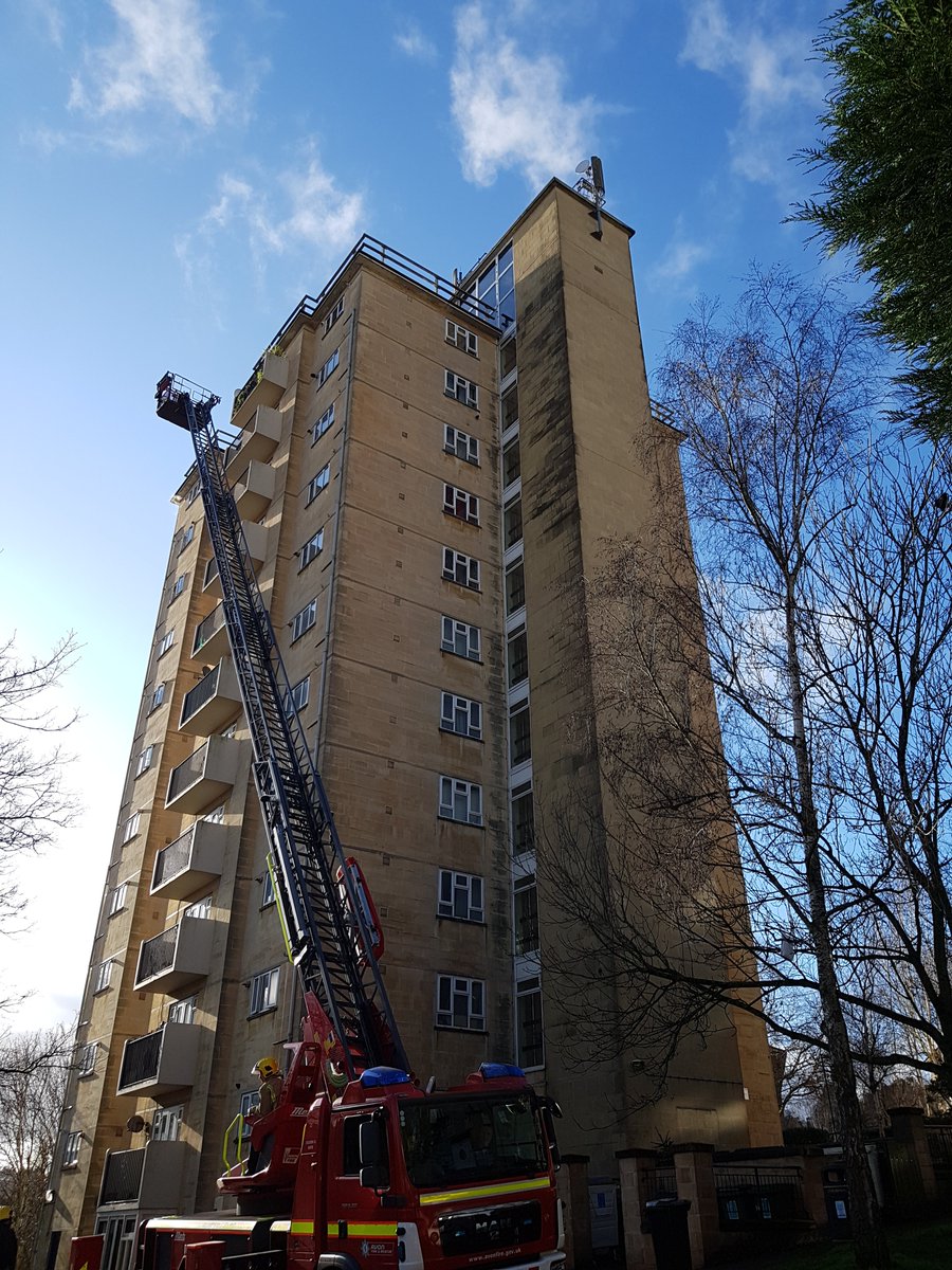 BANES_Fire's tweet photo. Red Watch, back on our home turf today, carrying out a familiarisation visit to the tallest highrise on our Station Ground. 

#Avonfire #Bath #RedWatch https://t.co/b4e9Ar1K6z