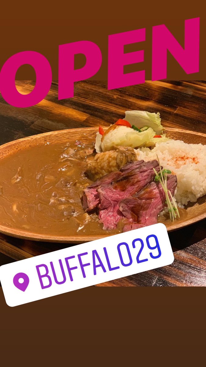 Buffalo29jp's tweet photo. 連休2日目も元気に営業中バフよー！！
#天王寺 #阿倍野 #大阪 #肉バル #ステーキ #肉 #寿司 #カレー #ユッケ寿司 https://t.co/OyXagMbMXl