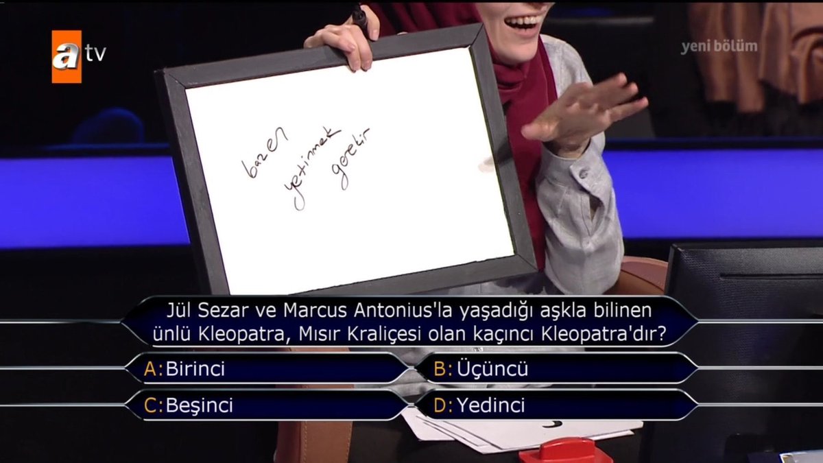 #KimMilyonerOlmakİster

Lâl dersin, kendini nasıl anlatacak dersin ama 3 kelime yazar, 3 cilt kitap açıklayamaz...