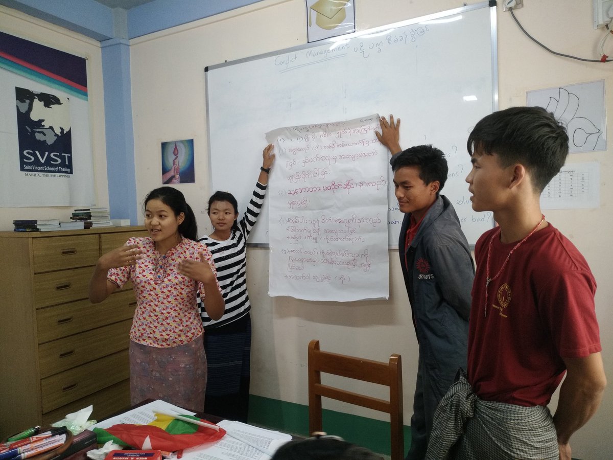ABCMyanmarOrg's tweet image. Our students present their learning