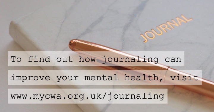 mycwacharity's tweet photo. Visit our website to find out more about how journaling can help you: https://t.co/2Gcyy2ScZA or contact us now if you need to talk – info@mycwa.org.uk / 01270 250390 

#MyCWA #depression #domesticabuse #charity #mentalhealth #mentalhealthawareness #Christmas #JanuaryBlues https://t.co/882GtQIrxr