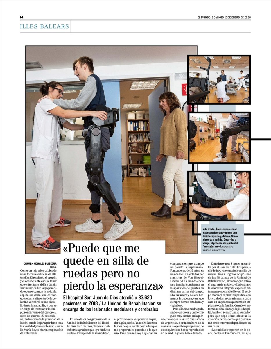 MoralesPuisegur's tweet photo. Una mañana en la Unidad de Rehabilitación del San Juan De Dios. Enfermos a los que la vida se les tuerce en un segundo, con un accidente o por una enfermedad. Y, oye, que hay que seguir adelante. Las fotos, de @ativera. https://t.co/q8NmfFyT3S