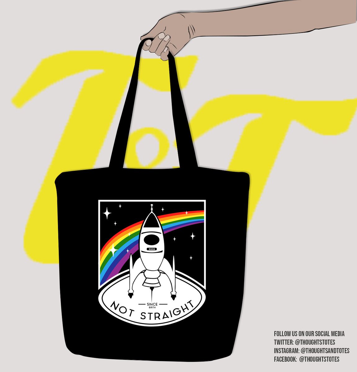 ThoughtsTotes's tweet photo. Hello mga bakla! 🏳️‍🌈 Dahil bading din ang designers ng T&amp;T, syempre ginawan namin kayo ng bag 😋😋😋

Let the world know who you are and wear our bag " Rainbow" with pride 🌈🌈🌈 

Designed by: @oxyyjean https://t.co/jJFcxv4OET