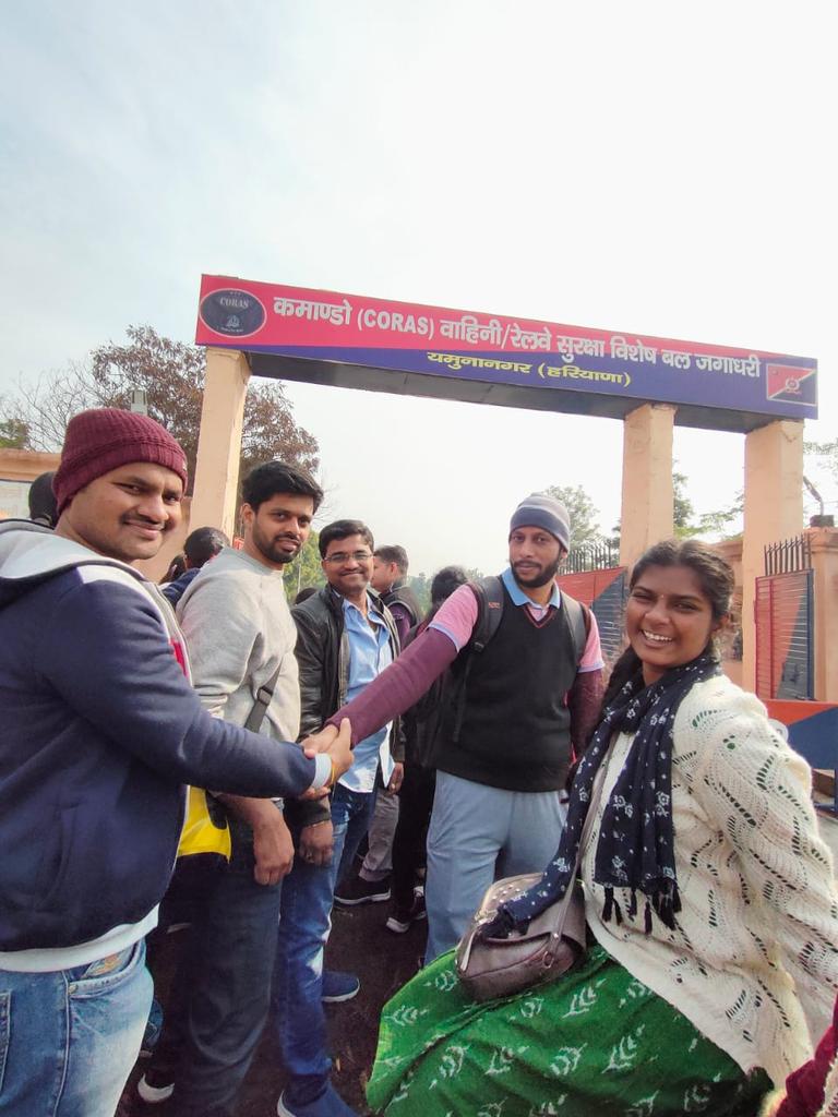 VVIKAS1990's tweet photo. @EBSB_MHRD #GNITSHYD #GGSCOP at Railway Protection Special Force Haryana https://t.co/oUCxSFsmfe