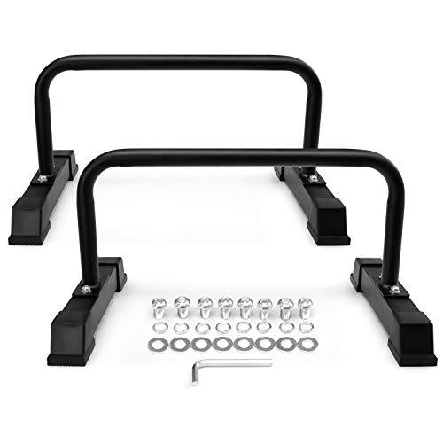 TopTriGear's tweet image. is.gd/sXPXNi - Yes4All Steel Parallettes Push-Up Bars with Non-Slip Rubber Feet 24x12"