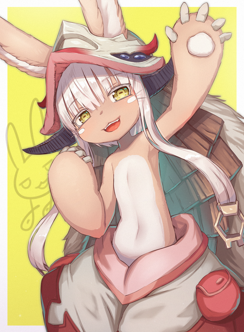 前に描いたナナチとボ卿、貼っときますね。 #メイドインアビス 