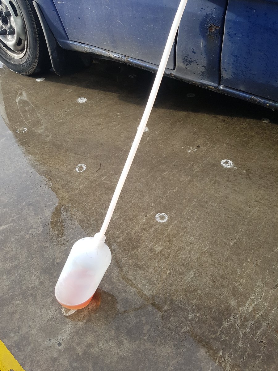 NWmwaypolice's tweet photo. A Ford Transit van pulled over at Switch Island by eagle eyed patrol...It turns out the driver had 1600 litres of Red Diesel on board..... vehicle now being seized..... https://t.co/00OPXwukRa