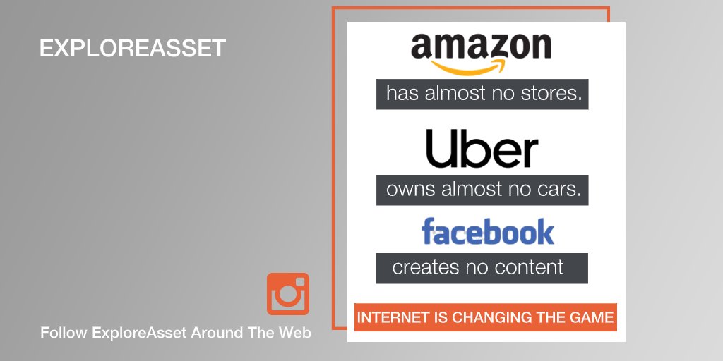 ExploreAsset's tweet image. Internet is changing game and growing lot's of internet asset. We have to think unique like amazon, and uber

comment your thoughts below and support 👉 @ExploreAsset we are posting great contents everyday.

#ExploreAsset #asset #internetasset #support #exploreasset #webeducation