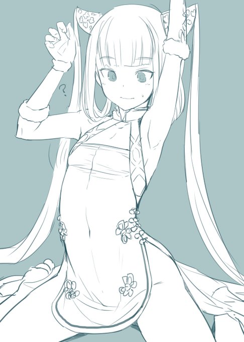 たぶんワキを描いてたんだと思う(  ˘ω˘ ) 