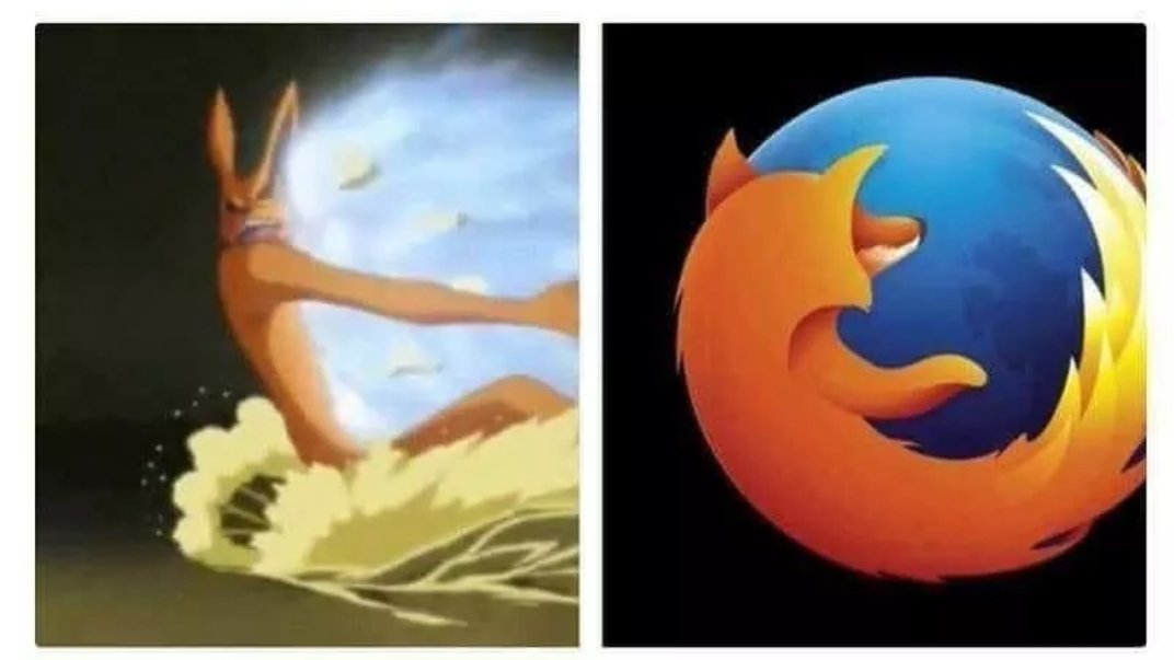 DouiriEddin's tweet photo. This is how Mozilla firefox was created 😂😂 
#inspiration #Mozilla #Firefox #Naruto #NarutoShippuden https://t.co/hnOKqitG9G