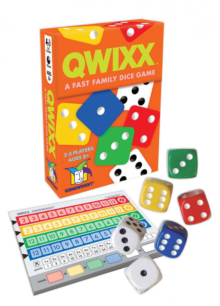 MathTogether's tweet photo. Quixx from @Gamewright is one of my family’s favorite games. It combines strategy, probability, and computation and is easy to learn. It’s great for game night or to use in the classroom. #MathTogether #STEAM #mathgames https://t.co/axnCcUDKGN https://t.co/mFytlOdzzX