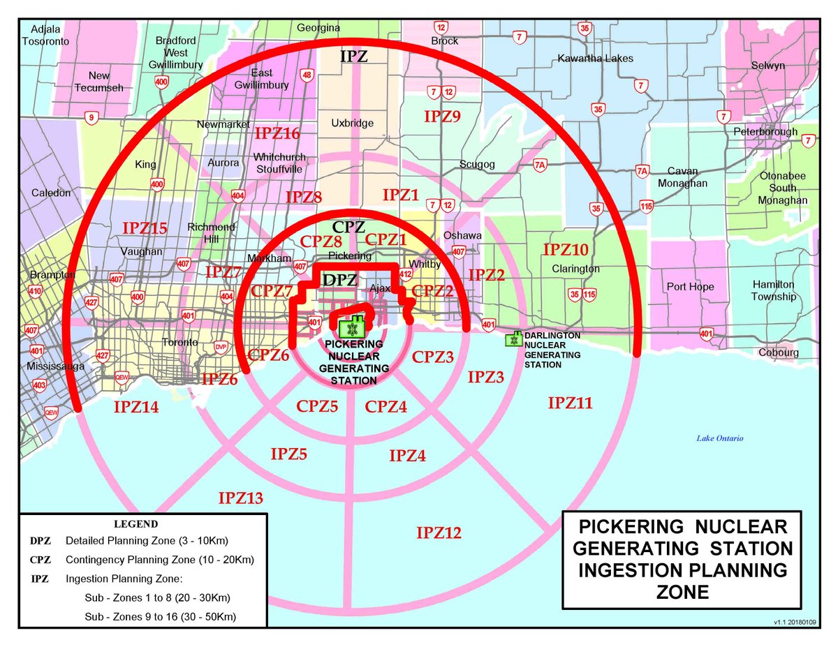 Just in case #pickering #ontario #nuclear remember what zone you're in....