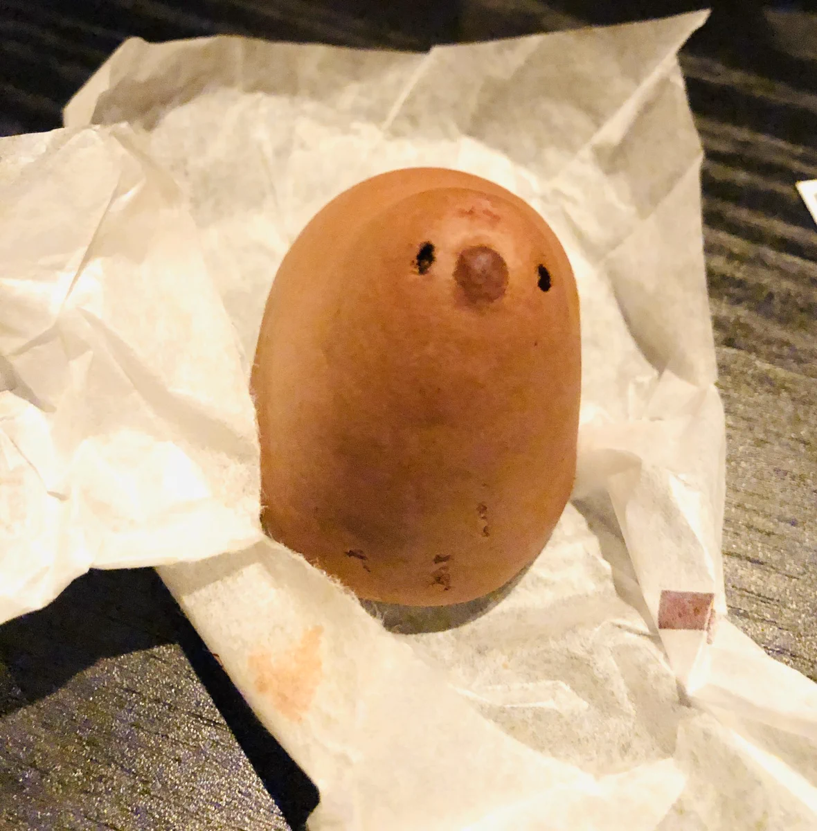 福岡の人間に東京の人からお土産にひよこをもらったという話…