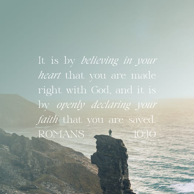 For with the heart one believes and is justified, and with the mouth one confesses and i…
bible.com/verse-of-the-d…