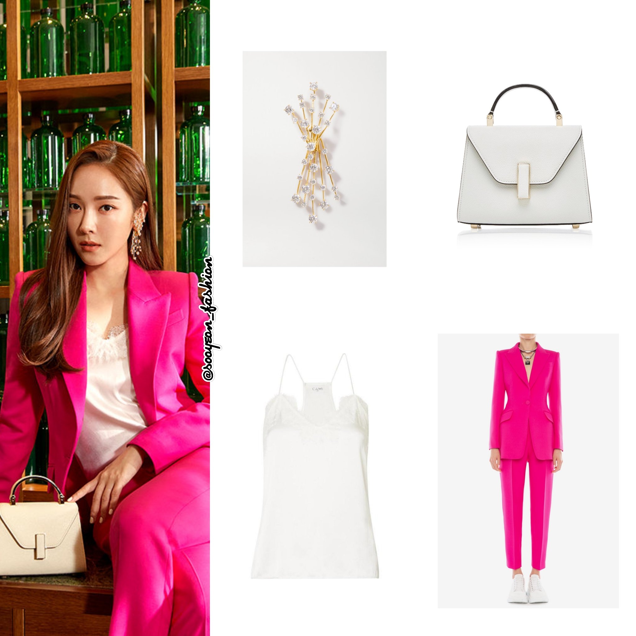 jsy fashion on X: 191031 Jessica Jung @ Louis Vuiton Cruise 2019 Spin-off  Show @LouisVuitton : 👉 Nanogram Hoop Earrings, $585 👉 Jacket (€5,200)  & skirt (€1,900) from Cruise 2020 Collection 👉