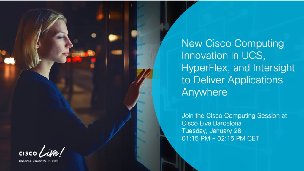 ciscoDC's tweet photo. Join the panel of Cisco product leaders at #CLEUR discussing how new features of #UCS, #HyperFlex, and #Intersight deliver performance assurance for mission-critical applications, expand edge computing and simplify the deployment of Cisco #SDWAN. https://t.co/Jf13IwVvLB https://t.co/V7KmwmOkpz