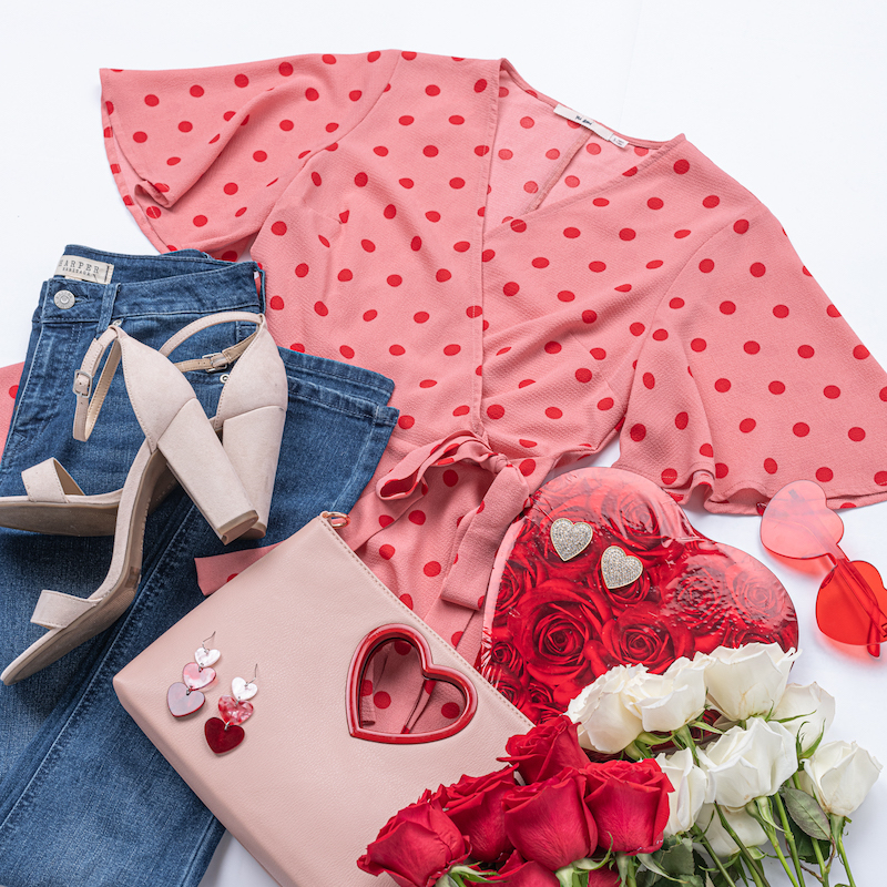 This look is cuter than cupid. 💘 francesc.as/308071j #francescas #valentinesday #vday #hearts #fashion #styleinspo