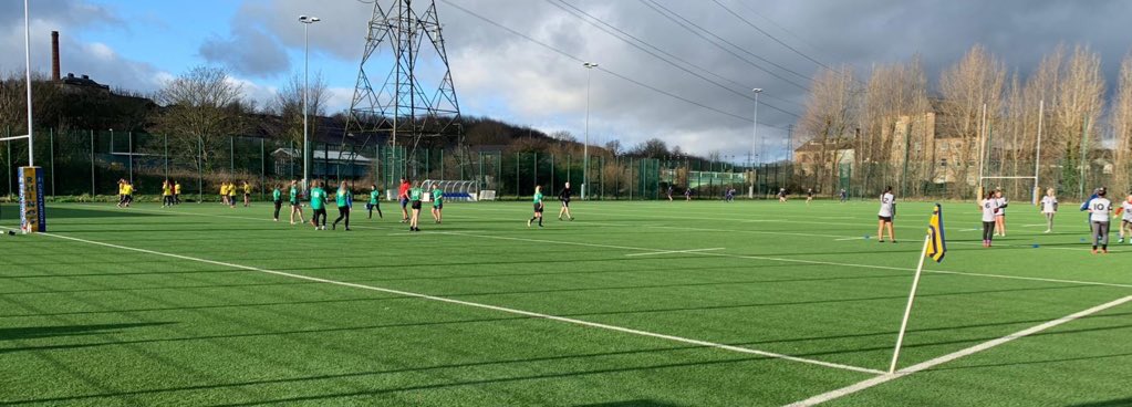 CollegeRL's tweet photo. England Students Women 🏴󠁧󠁢󠁥󠁮󠁧󠁿 

First Trial underway in Yorkshire, still time to register for the second trial next weekend in the North West #EngStudentsWomen #WomensRL #ThisGirlCan https://t.co/ubCvVOYjCJ