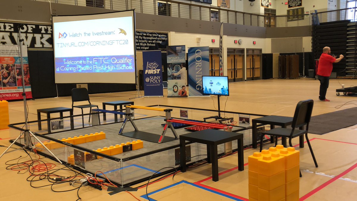 RichardsonLCSD's tweet photo. Watch the livestream of the FTC Robotics qualifier in Corning, NY today.  Your own Lansing Robotics team will be competing.  https://t.co/48MFyLpHOi https://t.co/ocmYgeoMVk