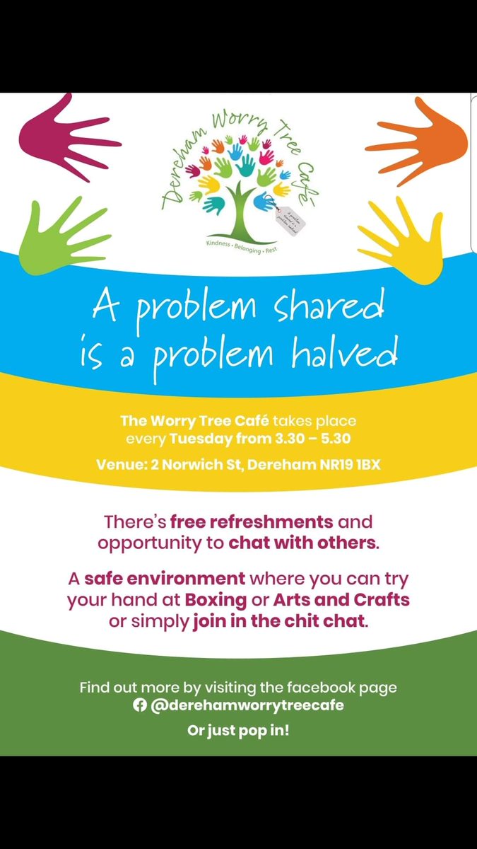 What an amazing idea, there will be volunteers experienced in mental health and/or having experienced there own difficulties available to talk to. Please share.
#MentalHealthAwareness #MentalHealthMatters 
#GettingBetterTogether