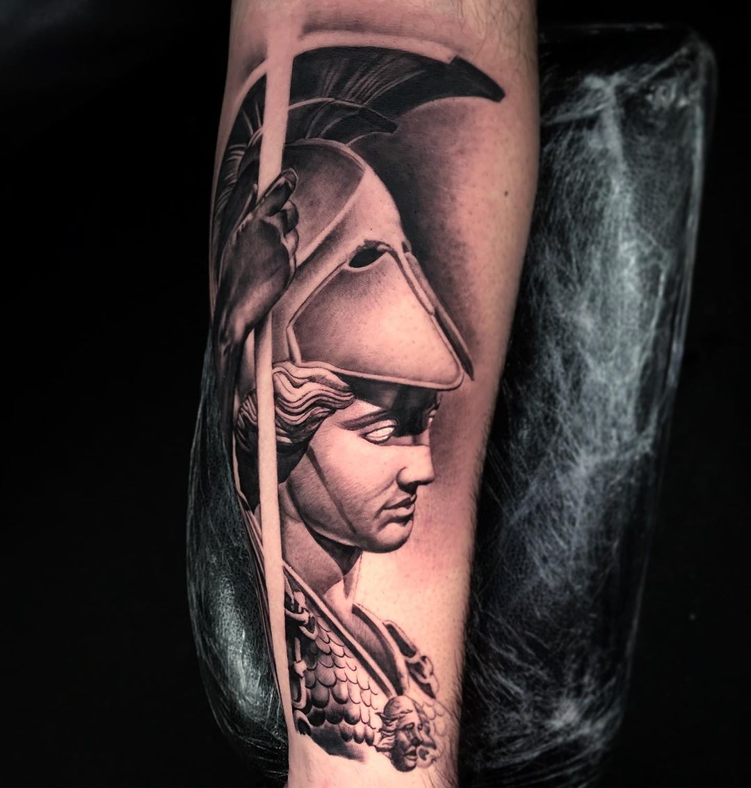 Killer Ink Tattoo on X: "Black and grey #Athena #sculpture from Alex Fraser using #killerinktattoo supplies! #killerink #tattoo #tattoos #bodyart #ink #tattooartist #tattooart #blackandgrey #blackandgreytattoo #athenatattoo # statuetattoo ...