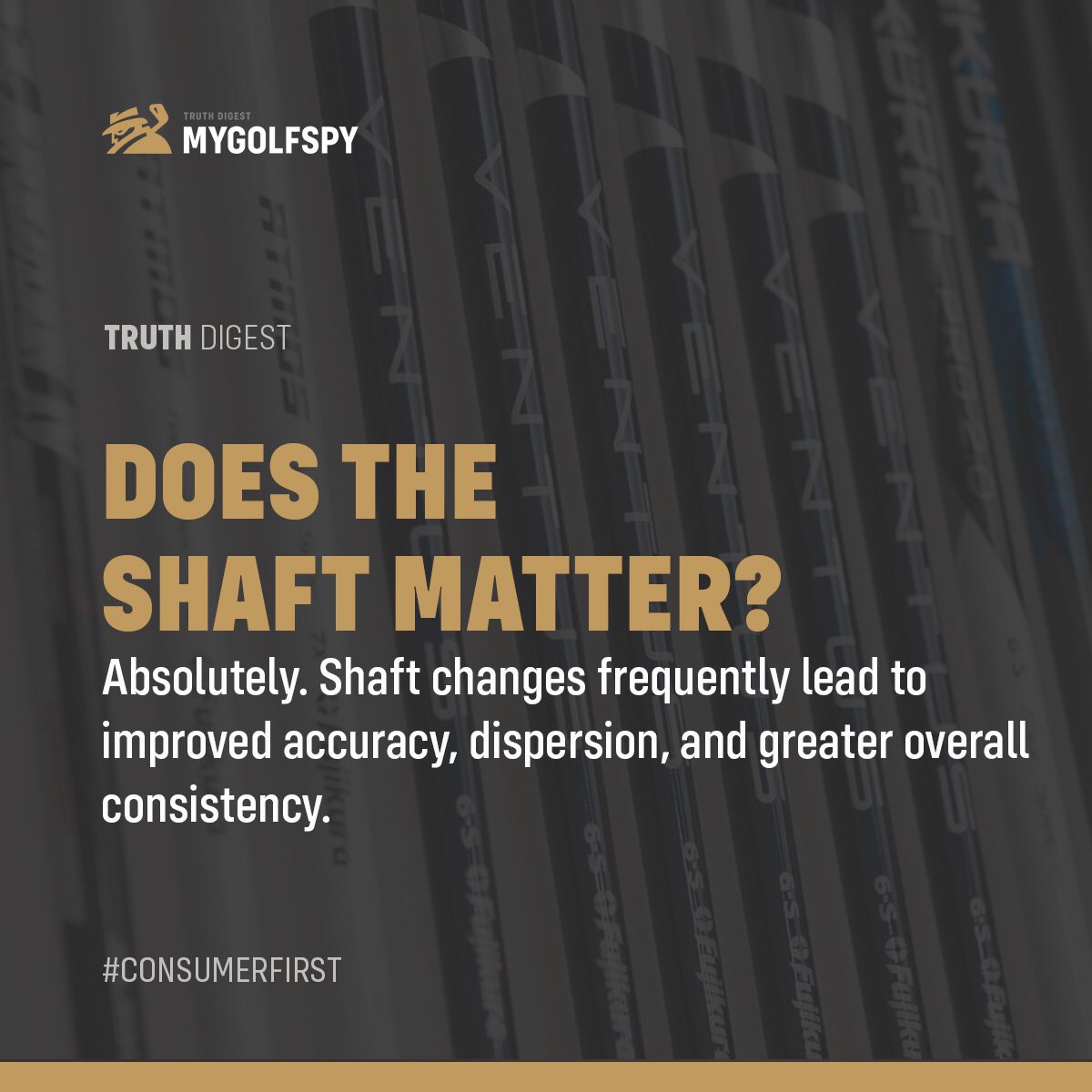 MyGolfSpy's tweet image. This question still comes up quite a bit. It’s interesting how some things that are truths can be debated over and over again, until so much confusion is caused that the consumer no longer knows what is real and what is myth.

FACT: The shaft matters.