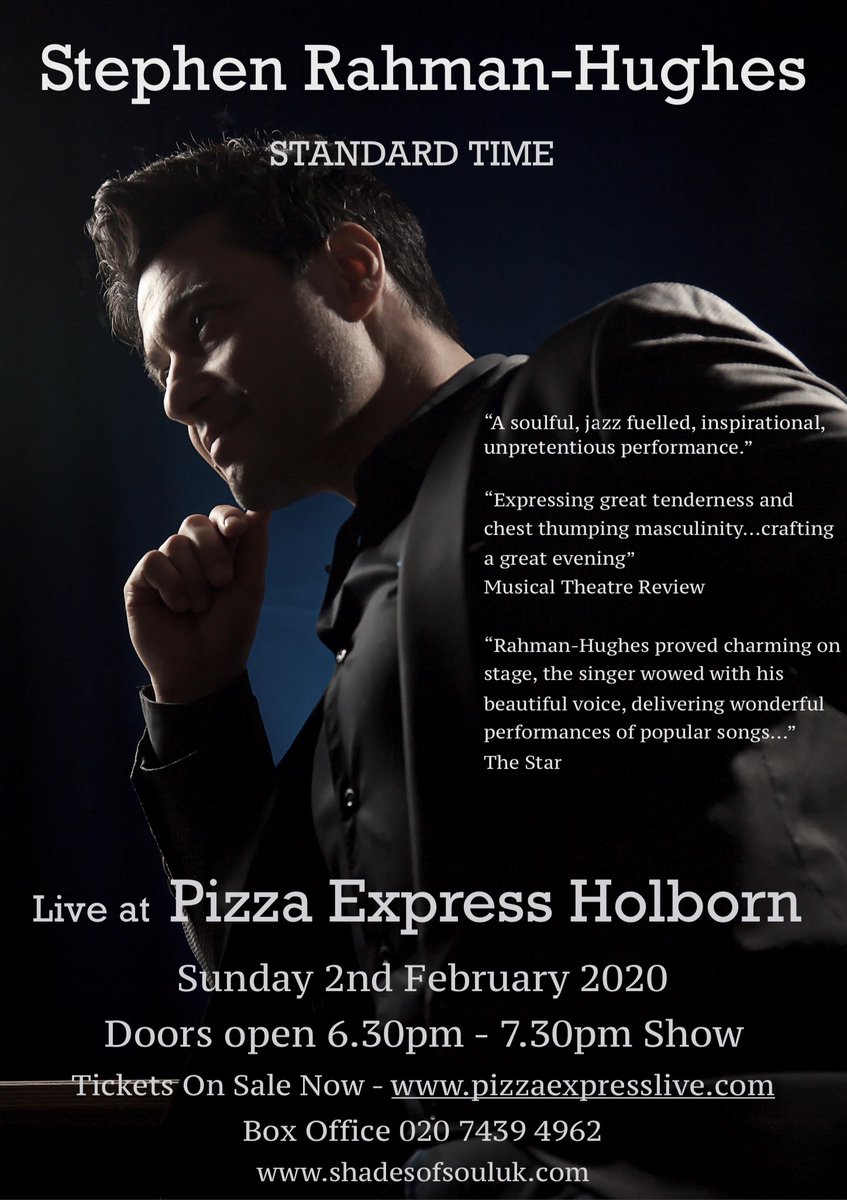 EclipseArtists's tweet photo. January blues?  Forget them!   See the fabulous @stephenrahman_h perform@pizzajazzclub on Sun 2 Feb with a wealth of fabulous guests including @leemeadofficial
Don't miss this show - you will LOVE it! https://t.co/jZSKsWO0xn