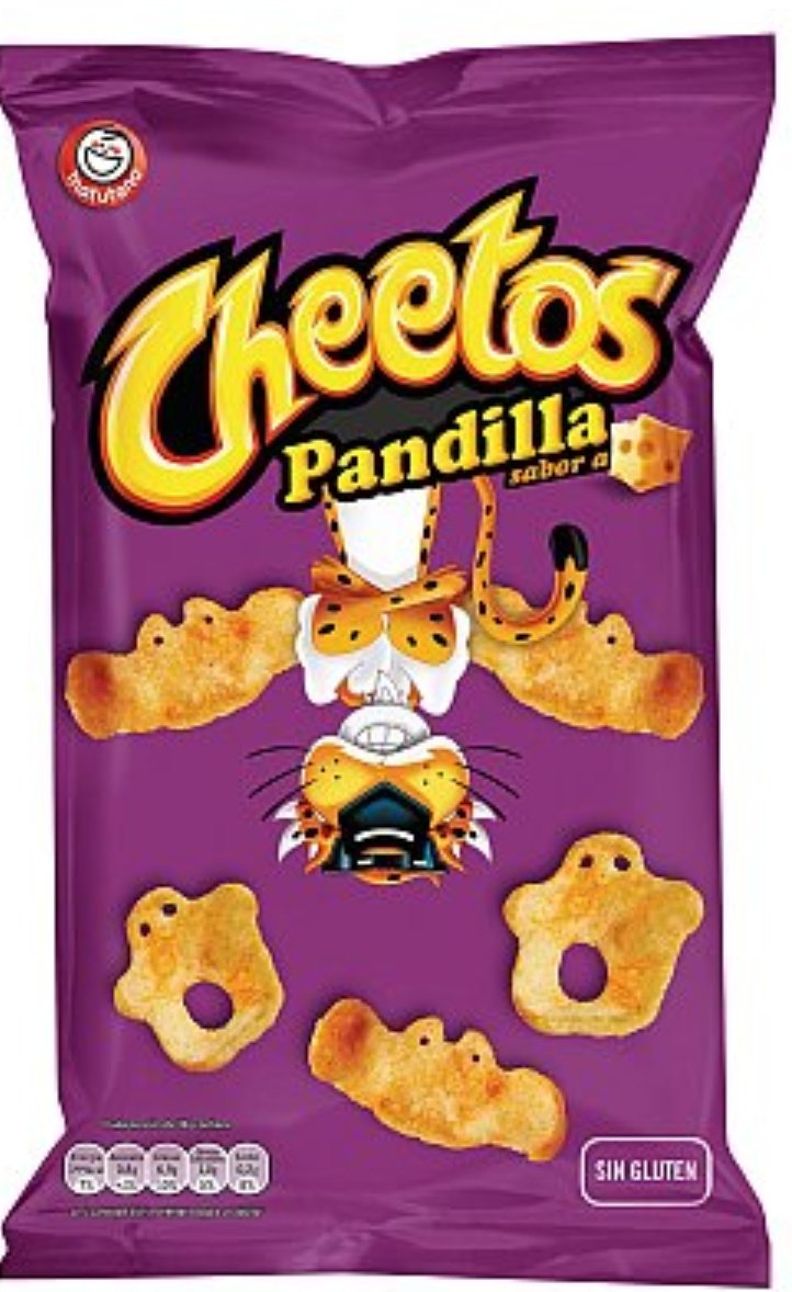 matiitoov's tweet photo. Estamos discutiendo una amiga y yo sobre cómo llama la gente a estas bolsas:

Rt: fantasmitos 
Fav: Cheetos pandilla https://t.co/7lsAmHgNXZ