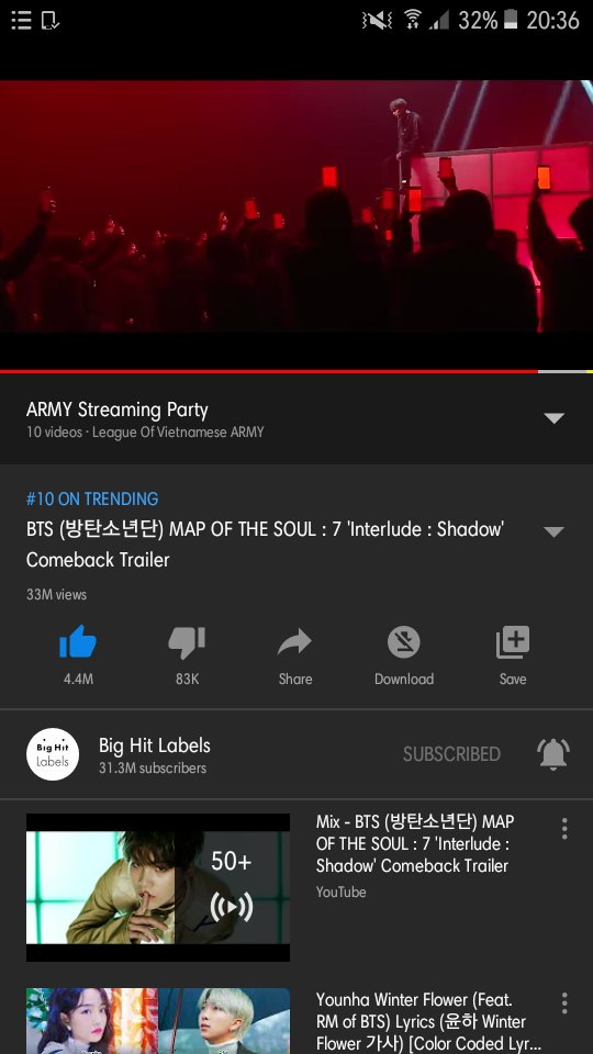 jimiris_1310's tweet photo. Thanks L.O.V.A @lova_btsarmy 💜💜
#VARMYStreamingParty @BTS_twt 
#BoyWithLuv #BestMusicVideo #iHeartAwards https://t.co/6ysEyqScmU
