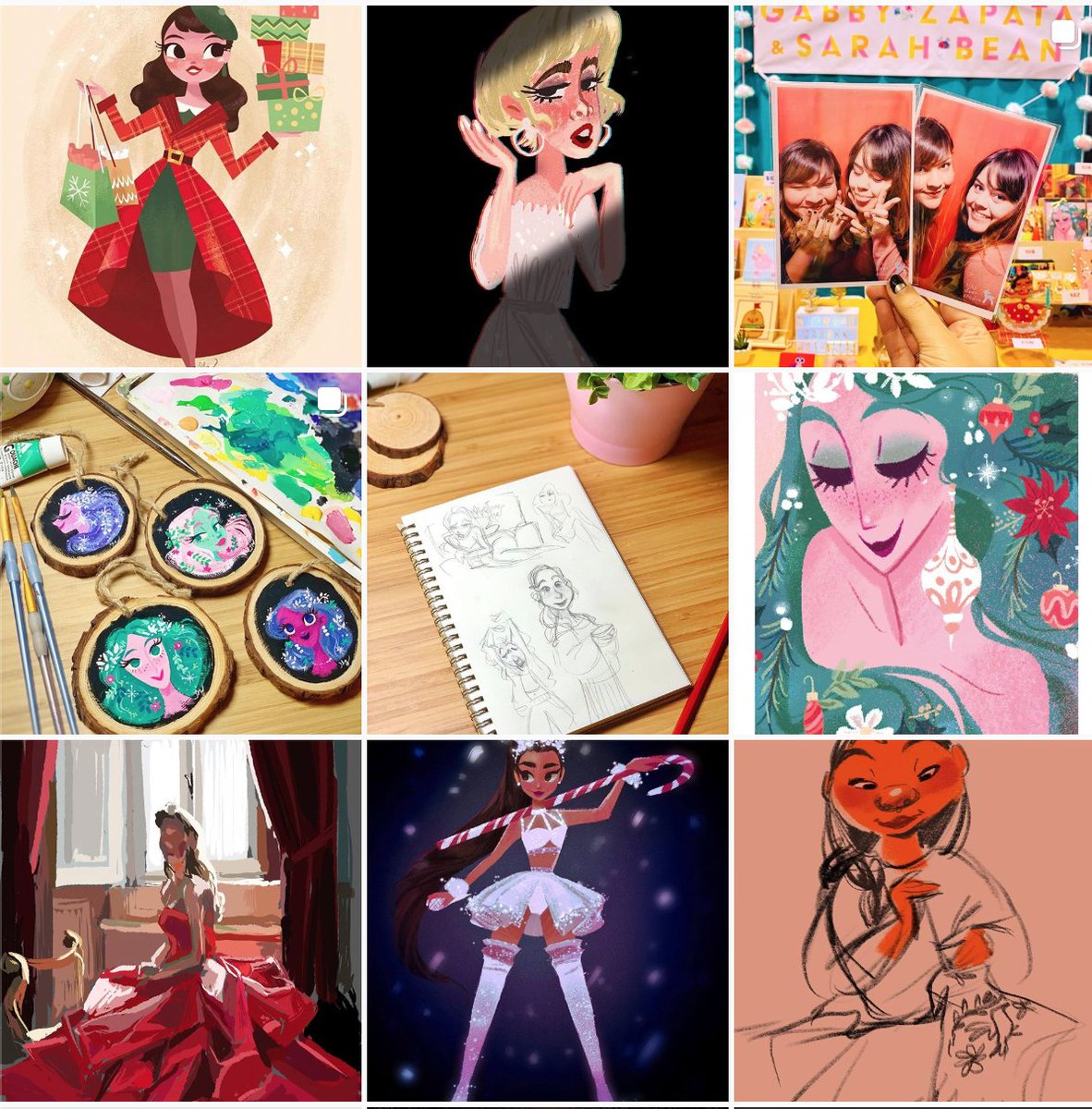  @gabbyzapata is a vis-dev artist at Disney, her style is super refreshing and she's stunning with color, texture and lighting https://gabbyzapata.com/  https://shopgabbyzapata.com/  https://www.instagram.com/gabbyzapata/ 