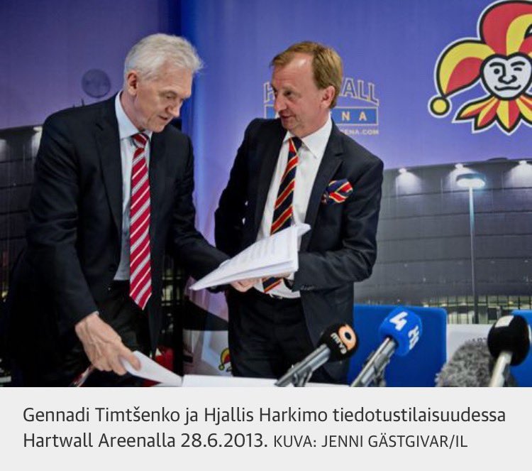 JuPe_EU's tweet photo. In Finland a failing businessman Harkimo sold his heavily loss making Ice Hockey Areena to Russian oligarchs in 2013.
In 2015 he run and was elected as a MP for conservative party #Kokoomus. Harkimo ended up being strongly against Finland joining NATO.
https://t.co/6BSX2KsTzo https://t.co/rEfhoGjKil