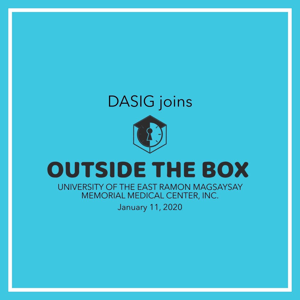 dasigucsm's tweet photo. Last January 11-12, 2020, our DASIG delegates Maxine Caindec, Rey Sevilleno and Kim Leorag attended Outside the Box's annual gathering held in University of the East – Ramon Magsaysay Memorial Medical Center, Inc. in Quezon City, Philippines.

✈️🤲🏼🌱
#OTB2020
#TimeIsNow
#EastTime https://t.co/a4plArMk08