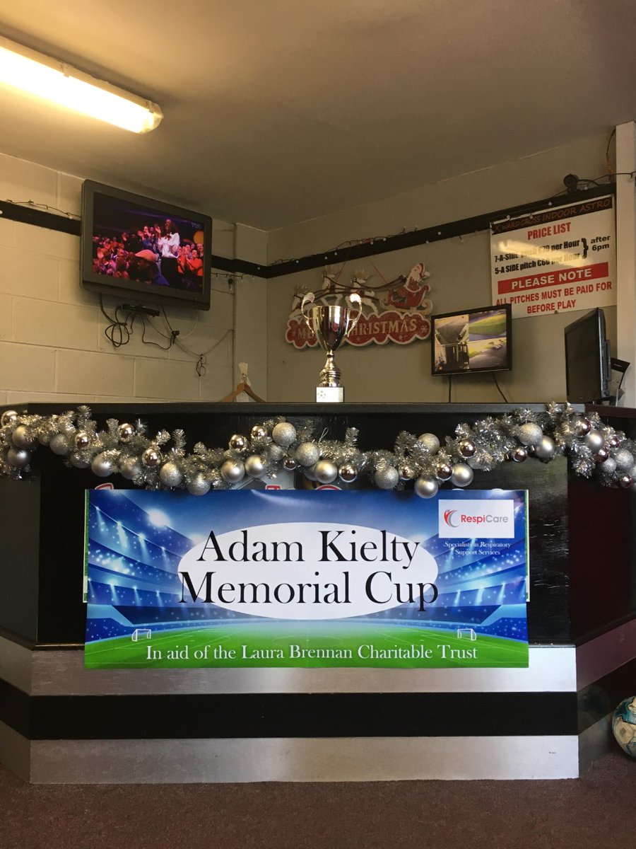LauraBrennanCT's tweet photo. The Adam Kielty Cup was held last month to raise much needed funds for @LauraBrennanCT. The tournament was organised by Eddie Kiety &amp; Rebecca Lenagh in memory of Eddie’s brother Adam. Thank you so much Eddie &amp; Rebecca for your continued support – it is truly appreciated #Laura https://t.co/aFY260QWqU