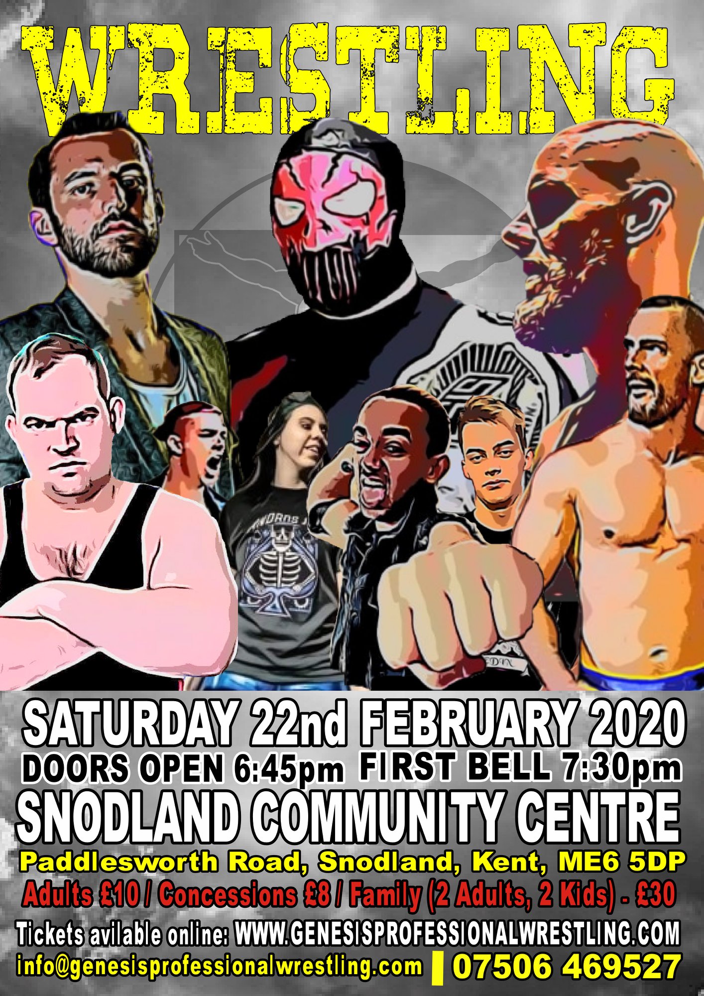 Genesis Professional Wrestling Snodland Community Centre - Information