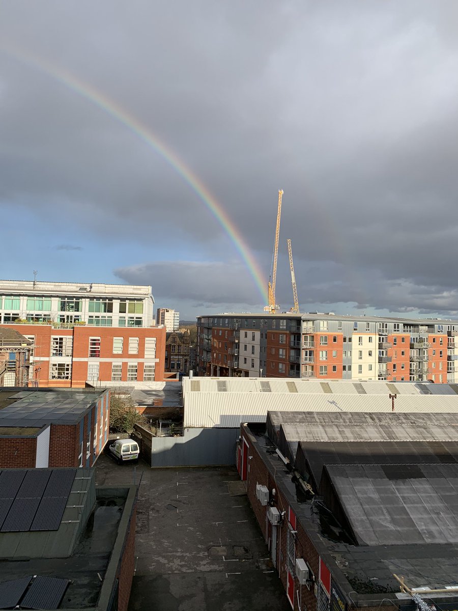 CraggsRebecca's tweet photo. It’s rainbow day above the JQ!!!

@MyJQ @theJQbrum @STPAULS_BRUM @BirminghamJQ @JQHeritage @JQNF @Heritage_JQ @JQresearchtrust @JQBID @urbanjq @24_carrots @JQHeritage #jewelleryquarter #Birmingham https://t.co/IUnspwvtX1
