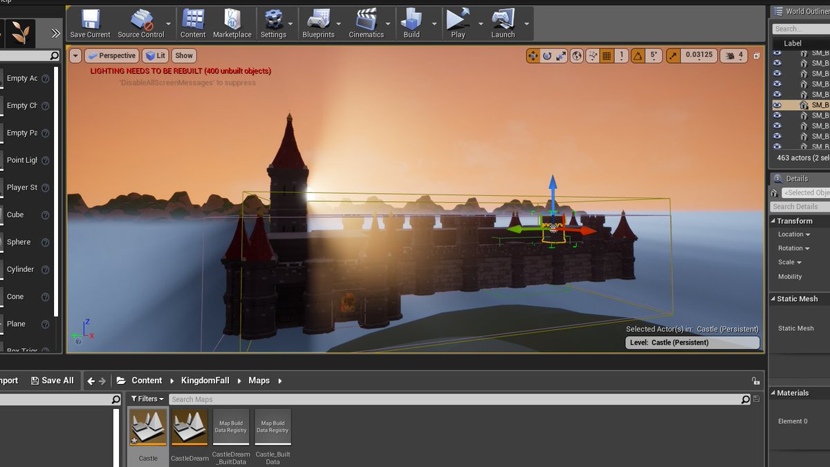 FallKingdom's tweet photo. Ethir's Castle taking shape! It's gonna be quite a city! #KingdomFall #IDWO @IndieWorldOrder @Indie_Release_  @indiegamelover @IndieVideoGames @Indie_launchpad https://t.co/0Q2F69gAr1