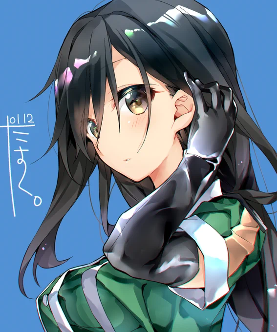 ちくまー。
#艦これ版深夜の真剣お絵描き60分一本勝負
#艦これ版真剣お絵描き60分一本勝負_20200112 