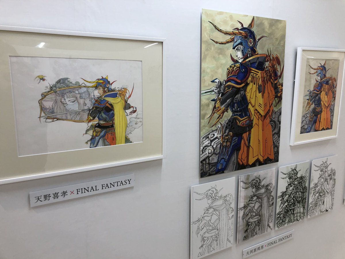 rpo_kid's tweet photo. 名古屋栄三越のラフ絵展行ってきた。なんか情報量すごかった。 https://t.co/UfRD833XjI