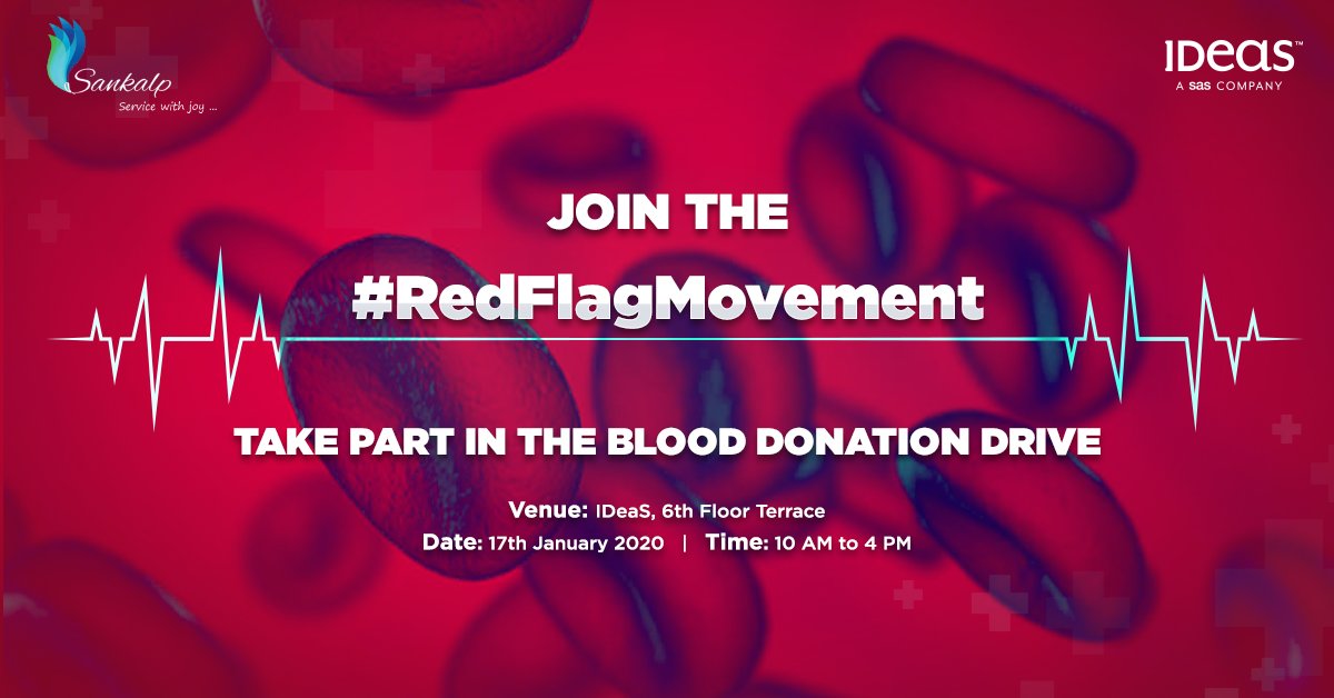 IDeaS_TechCen's tweet photo. If one of your new year’s resolution for #2020 is to volunteer for good causes, here’s your chance to keep it. Take part in the #RedFlagMovement on 17th January by donating blood and making a difference. #BloodDonation #SaveLives https://t.co/zb71HH6XYy