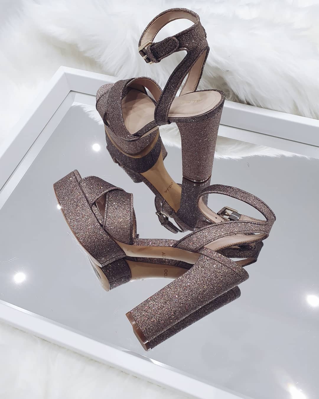 aldo sparkly sandals