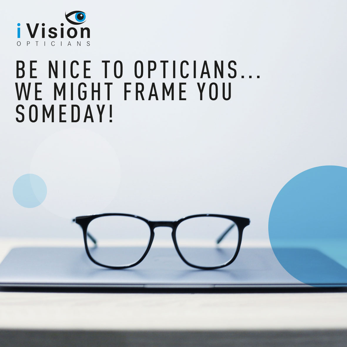 ivisionoptician's tweet photo. Be nice to your optician, we frame your face! 

https://t.co/0qWGPoe5Ln https://t.co/R8z6bYrSSq