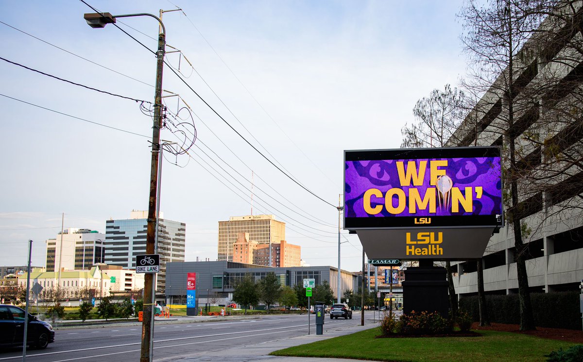 Nothing like playing for the #NationalChampionship in your state. Feels like a home game! #GeauxTigers