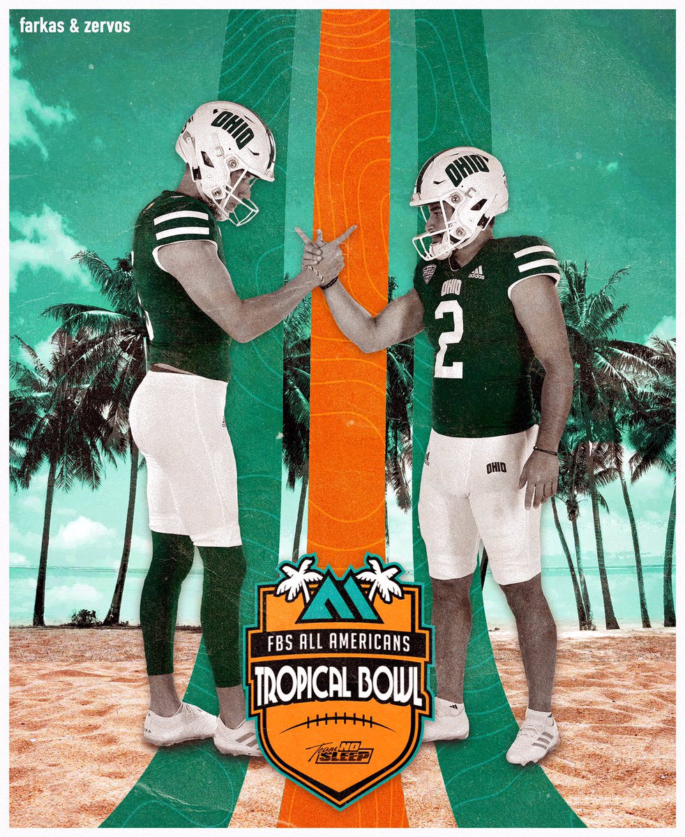 Best of luck to <a href="/MichaelllFarkas/">Michael Farkas Jr.</a> and <a href="/LouieZervos/">Louie Zervos</a>, who will be competing in the <a href="/TropicalBowlUSA/">TRILLION TROPICAL BOWL</a> this morning in Florida!

#BleedGreen