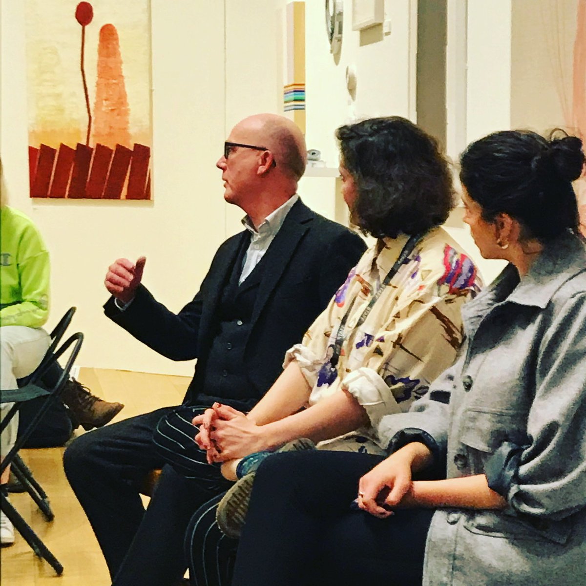 GoatMediaLtd's tweet photo. Director Simon Fildes taking part at Creative Edinburgh panel discussion at RSA Gallery Edinburgh. Talking about how to sustain your life in the Arts. #SSA #VAS #Cutlog https://t.co/Ym9X74BE9n
